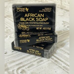 3 Shea Butter African Black Soap Acne Prone, Troubled Skin